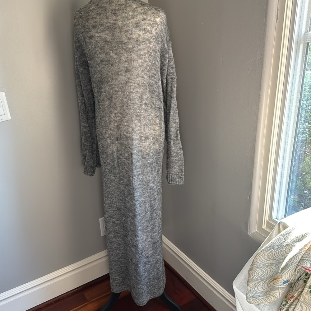 Anthropologie Lightweight Duster Kimono  - Grey - One Size - Picture 8 of 8